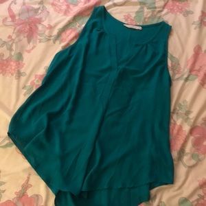 Teal dress tank